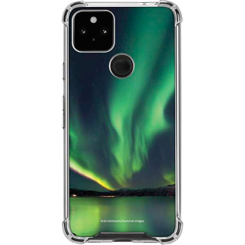 StockTrek Aurora Borealis Over Tjeldsundet in Norway Pixel Cases